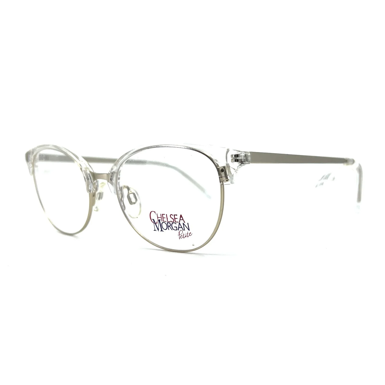 Chelsea Morgan Petite CMP 20201 Crystal Eyeglasses Frames clear 48-17-140 a7