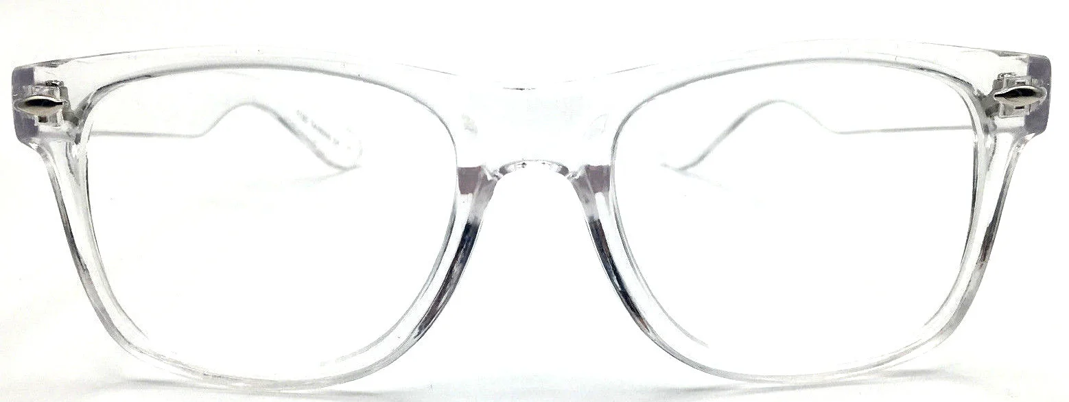 CRYSTAL SEE TROUGH Square Clear Frames