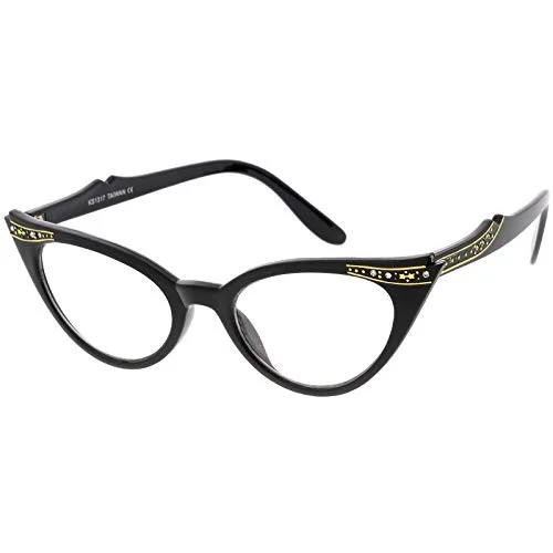 Large Big Cat Eye Nikita Rockabilly KITY Women Clear WaYf Eyeglasses Frames 1377 2