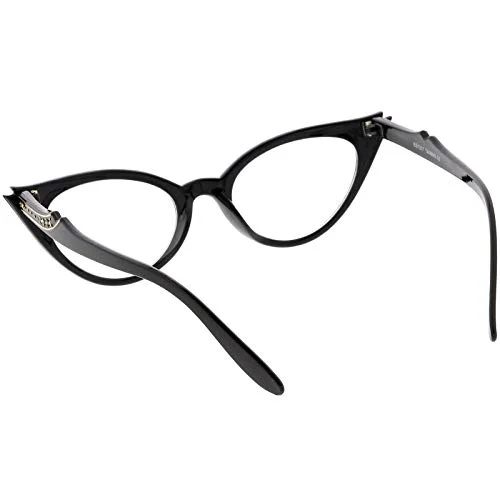 Large Big Cat Eye Nikita Rockabilly KITY Women Clear WaYf Eyeglasses Frames 1377 4