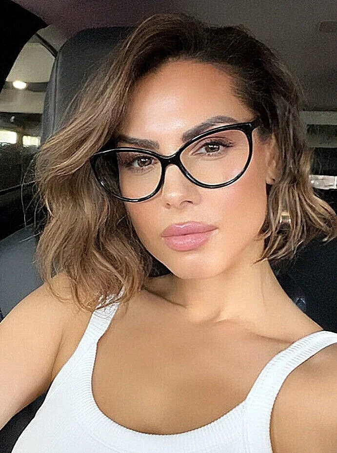 MISS FOXY Women Eyeglasses CAT EYE Clear Lens Shadz Glasses Oversized GAFAS 2